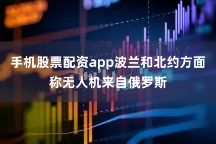 手机股票配资app波兰和北约方面称无人机来自俄罗斯