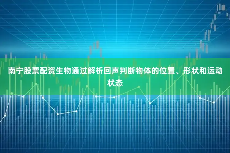 南宁股票配资生物通过解析回声判断物体的位置、形状和运动状态